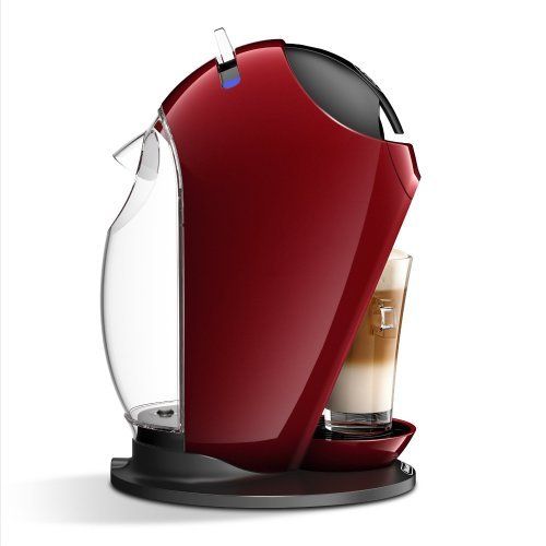 Dolce Gusto rouge Jovia: vue de profil