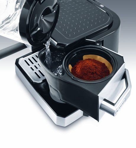 Vue de dessus filtre Delonghi BCO 420