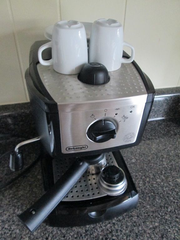 Delonghi EC155 (vue de dessus)